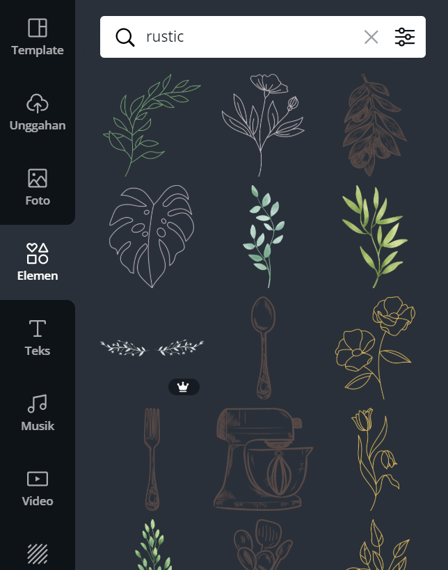 14 Keywords Canva Penunjang Design Estetikmu! 14 13. Rustic