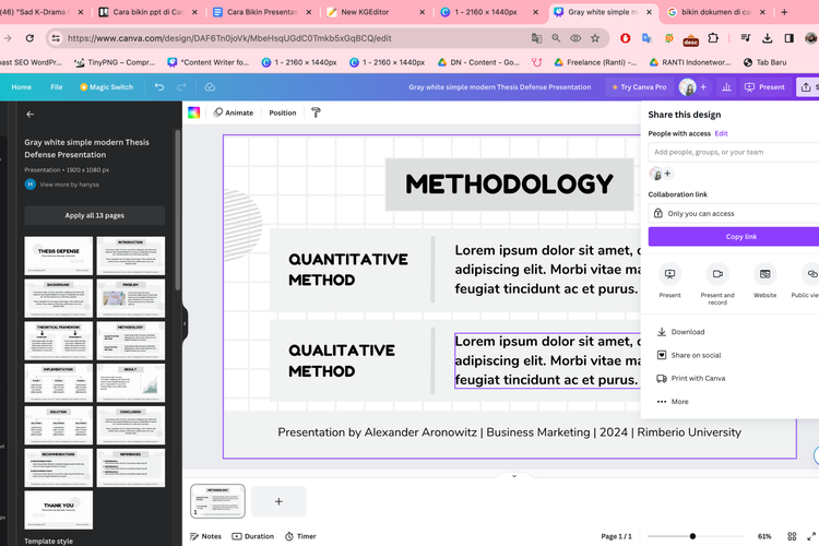 Ini Dia Cara Bikin Presentasi di Canva dengan Berbagai Desain, Praktis dan Cepat 2 65aa1ceb2a5de
