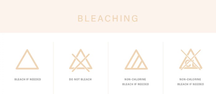 5 Arti Simbol pada Label Pakaian 4 simbol bleaching foto wellandgoodcom