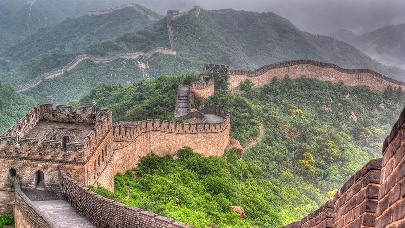 Overview Great Wall of China