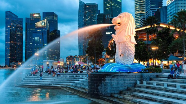 Fakta Menarik! Ternyata 8 Negara Ini Terkaya di Asia 2 air mancur merlion singapura 169