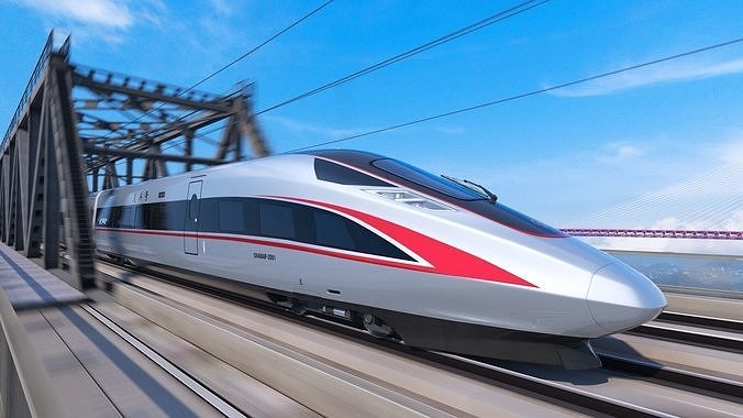 Bukan Whoosh Indonesia! 5 Negara Ini Punya Kereta Tercepat di Dunia 3 cr400af fuxing emu china high speed rail 3d model fe882fa181