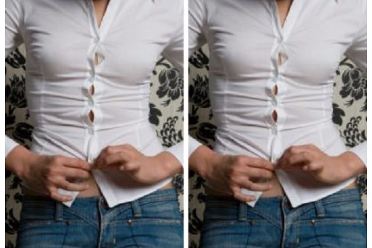 45823 memakai pakaian terlalu ketat