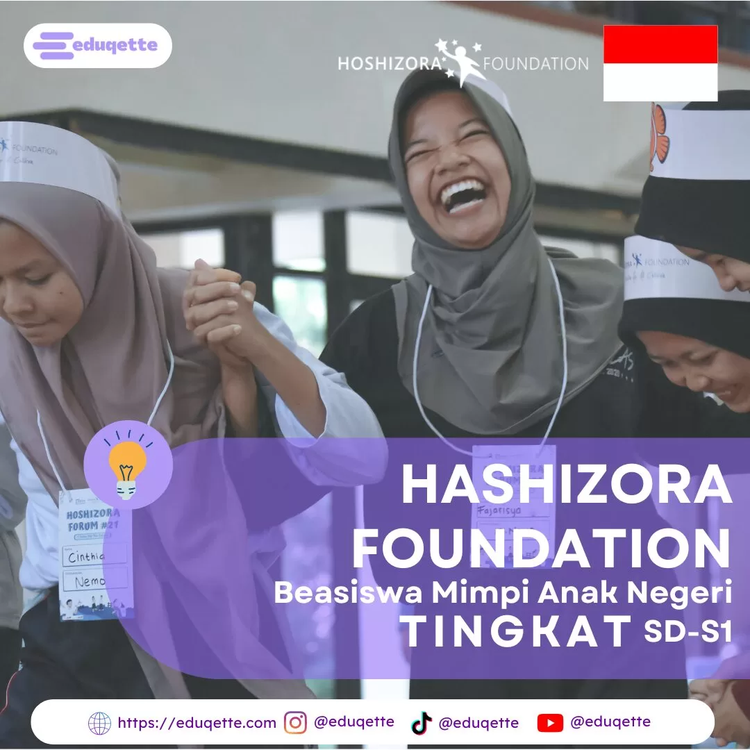 Tidak Dapat PIP, 6 Beasiswa Ini Bisa Kamu Daftar Untuk Anak SD 4 Hoshizora Foundation Beasiswa Mimpi Anak Negeri jpg