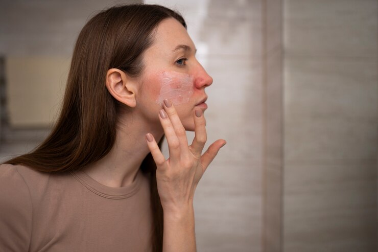 Waspada! Ini Dia 4 Dampak Buruk Makeup Kedaluwarsa bagi Kulit Wajah 3 woman using moisturizer help with rosacea skin condition 23 2150248364