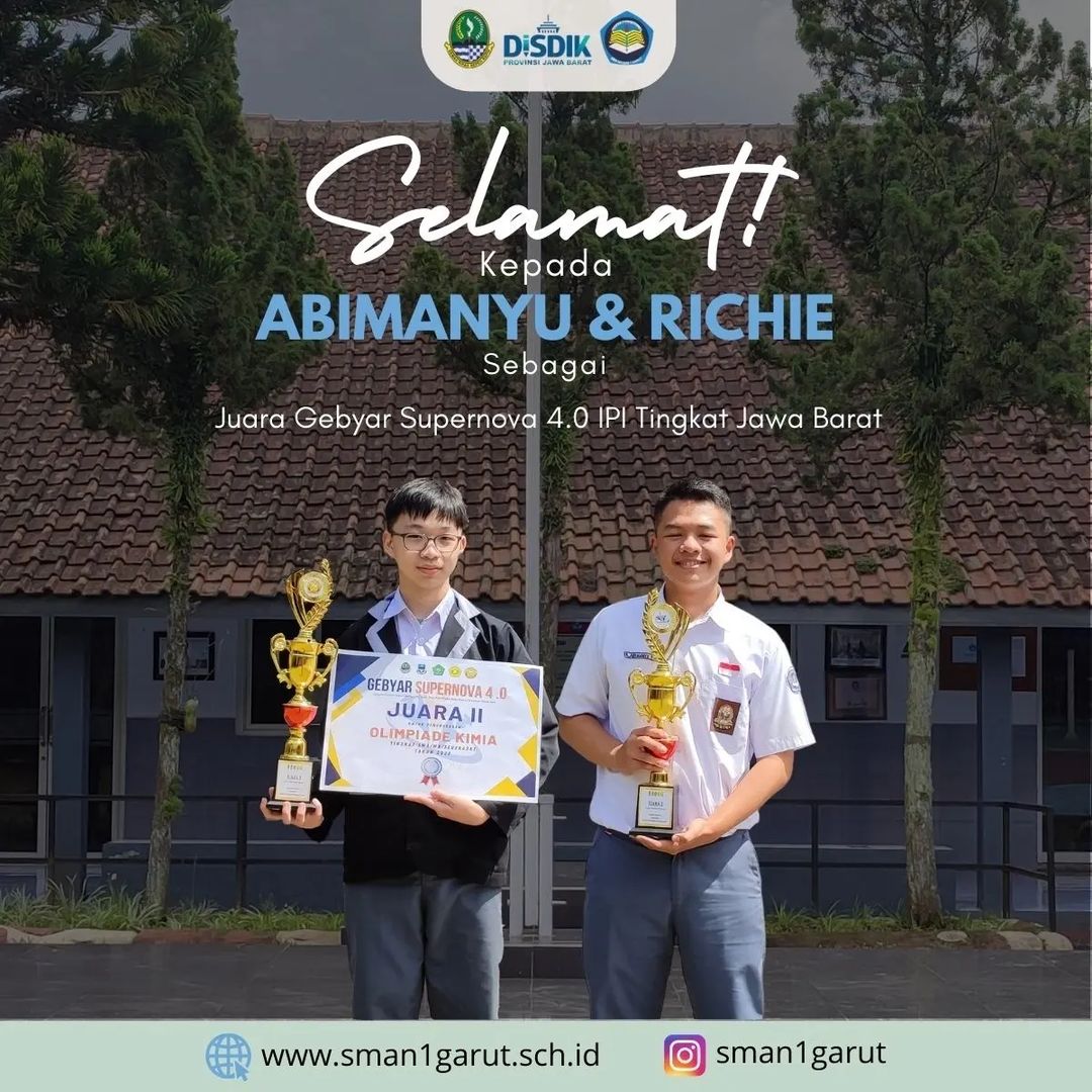 SMAN 1 Garut Raih 2 Piala Sekaligus Di Olimpiade Fisika Dan Kimia “Gebyar Supernova 4.0” 1 341164583 956426945770106 7142862723946283179 n