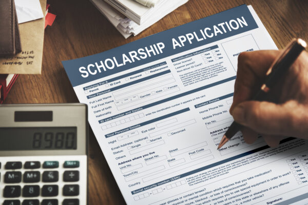 scholarship application form foundation concept