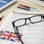 Cara Mudah Belajar Bahasa Inggris 3 english book with glasses table
