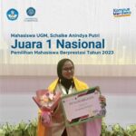 Sosok Schalke Anindya, Mahasiswa Berprestasi Terbaik Nasional 2023 5 mahasiswa ugm