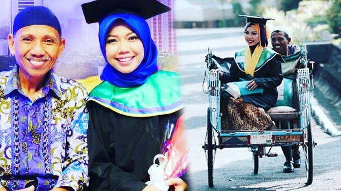 Ingat Raeni yang Wisuda Diantar Ayah Pakai Becak? Kini Sandang Gelar Doktor 1 raeni anak tukang becak yang kini lulus s3 di london inggris
