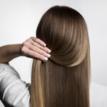 beautiful keratin treated hair