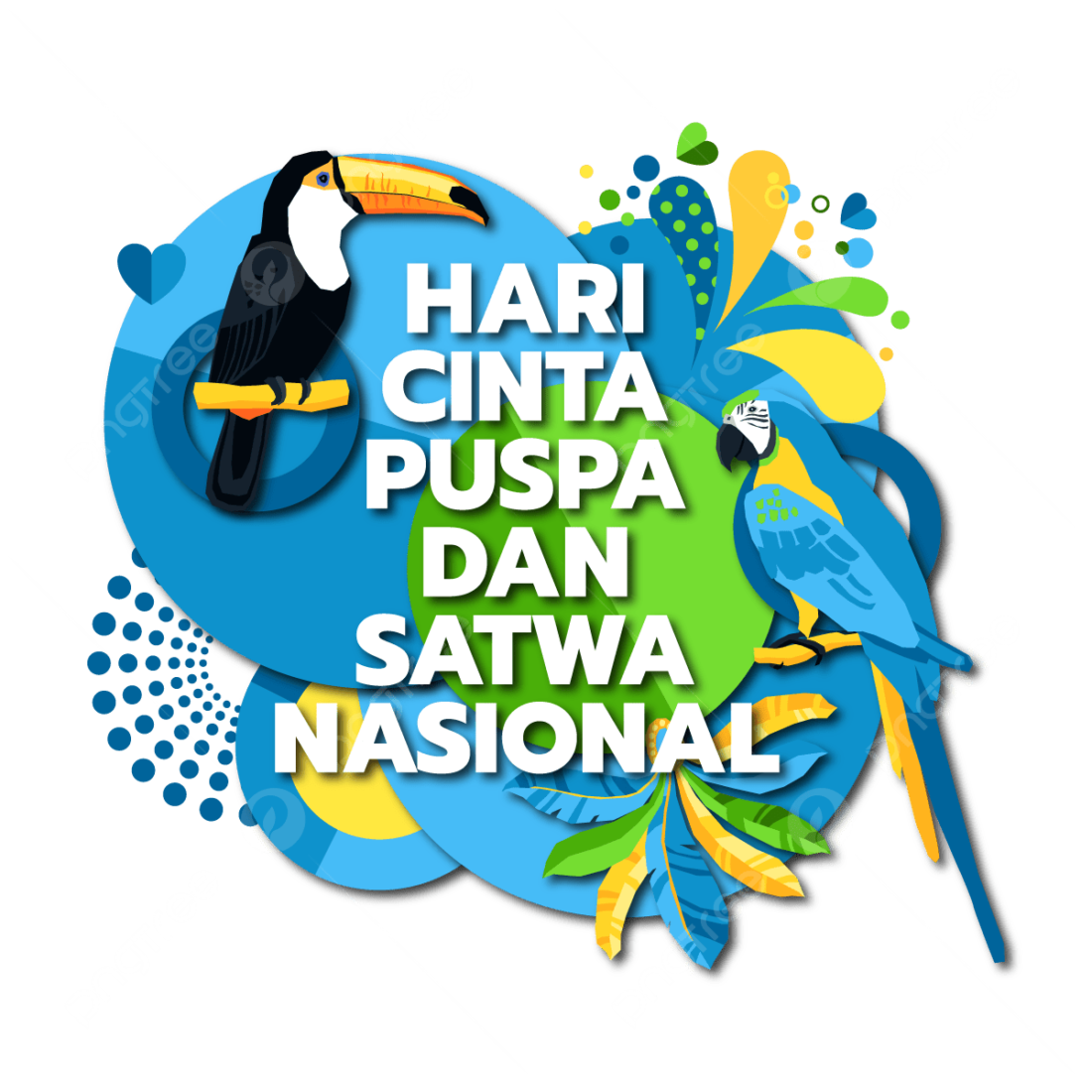pngtree hari cinta puspa dan satwa nasional png image 8712280