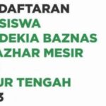 Pendaftaran Beasiswa Cendekia BAZNAS Al Azhar dan Timur Tengah 2023