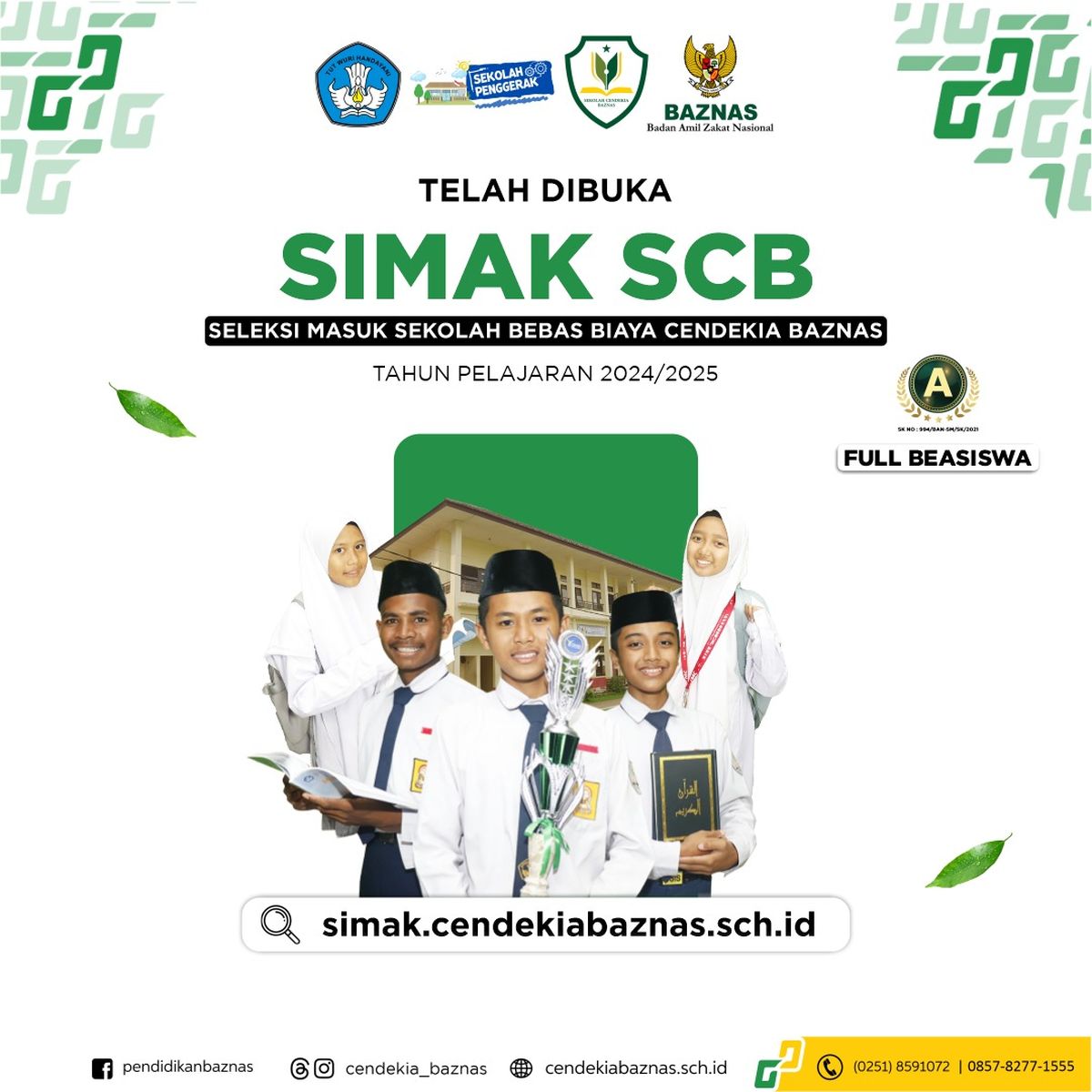 Beasiswa Sekolah Cendekia Baznas SMP 2024 Dibuka, Berikut Syarat dan Jadwal Seleksi! 1 simak sekolah cendekia baznas 2024