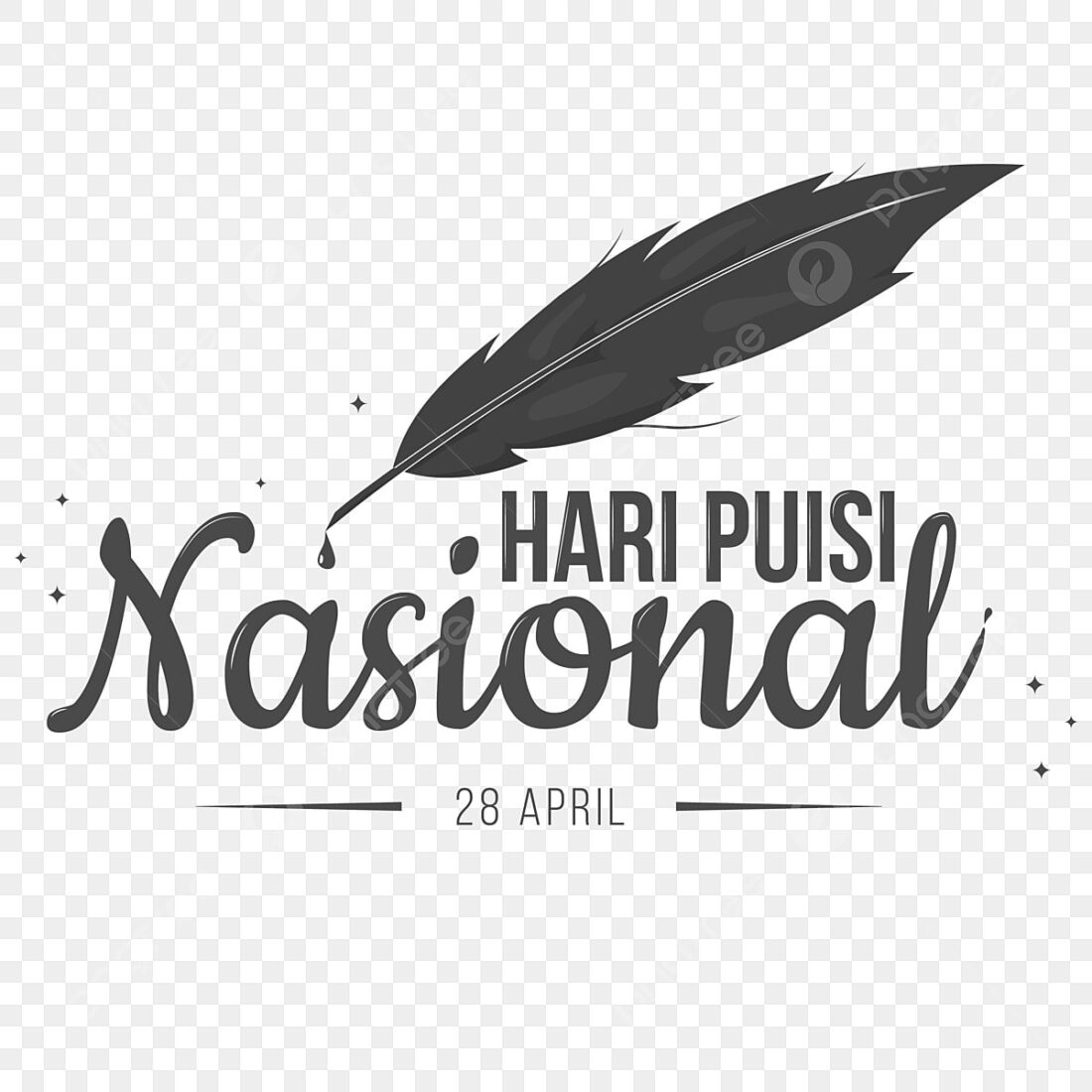 pngtree hari puisi nasional indonesia or indonesian poem day png image 6259592