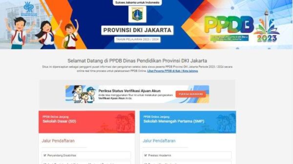 Laman PPDB Jakarta 2023