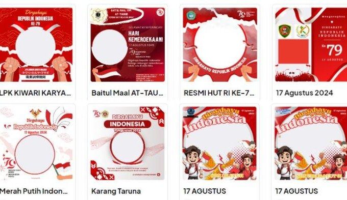 Twibbon HUT ke 79 RI terbaru 17 agustus 2024