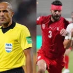Dilaporkan PSSI ke FIFA, Inilah Sejumlah Kontroversi Wasit Laga Indonesia Vs Bahrain 5 67086061961f7 wasit ahmed al kaf kiri pemain bahrain dan indonesia yang sedang berlaga pada kamis 11102024 1265 711
