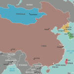 6 Daftar Negara di Asia Timur Beserta Ibu Kotanya 3 Map of East Asia