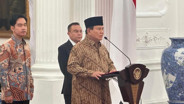 Daftar Lengkap Menteri dan Wakil Menteri Kabinet Merah Putih Prabowo-Gibran 1 presiden prabowo subianto umumkan susunan kabinet 2 169