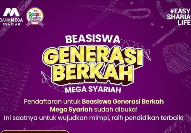 Bank Mega Syariah Buka Pendaftaran Beasiswa Untuk D4-S1, Berikut Informasinya! 1 6a9e8bbbaff6cf3ce31d4d17697ce61b