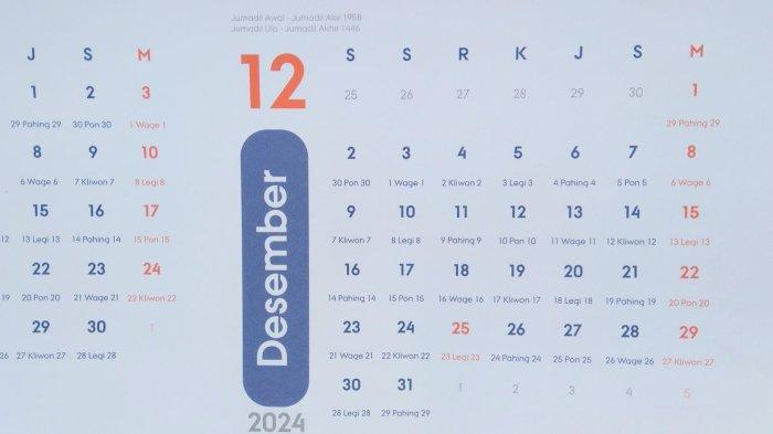 20241211 Kalender Desember 2024 Lengkap dengan Pasaran